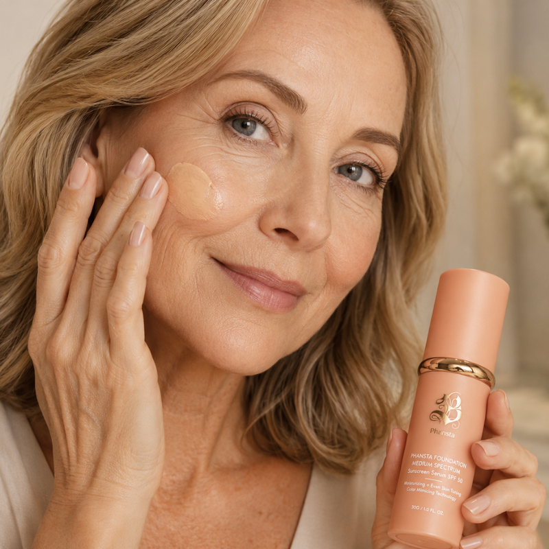 Egaliseert de huid direct